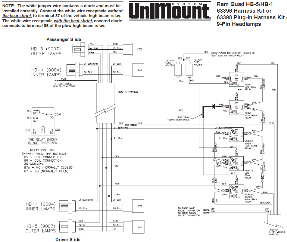 Diagram  Western Unimount Wiring Harness Diagram Full
