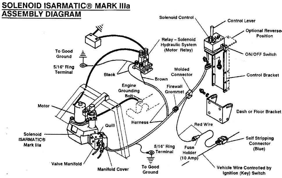 56307 Harness For Electric Western Fisher Pump