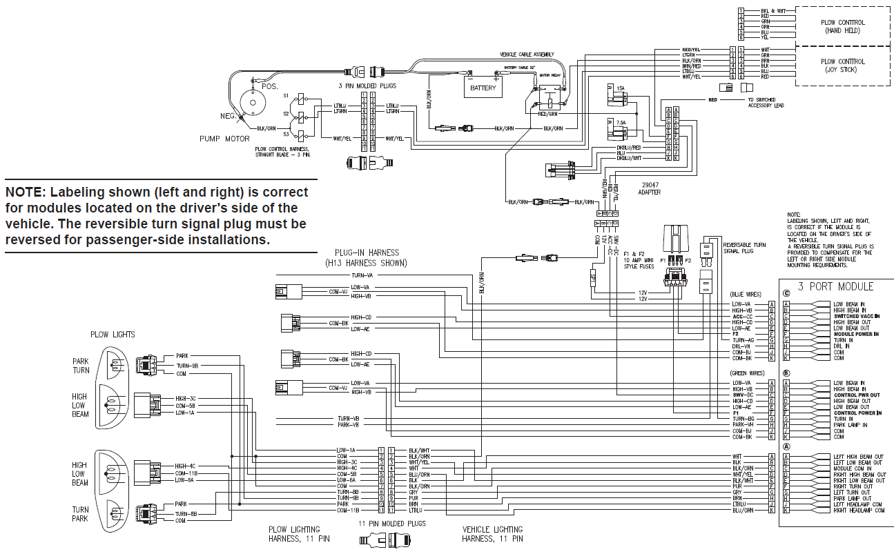 Fisher Plow 4 Port Isolation Module Wiring Diagram from www.storksplows.com