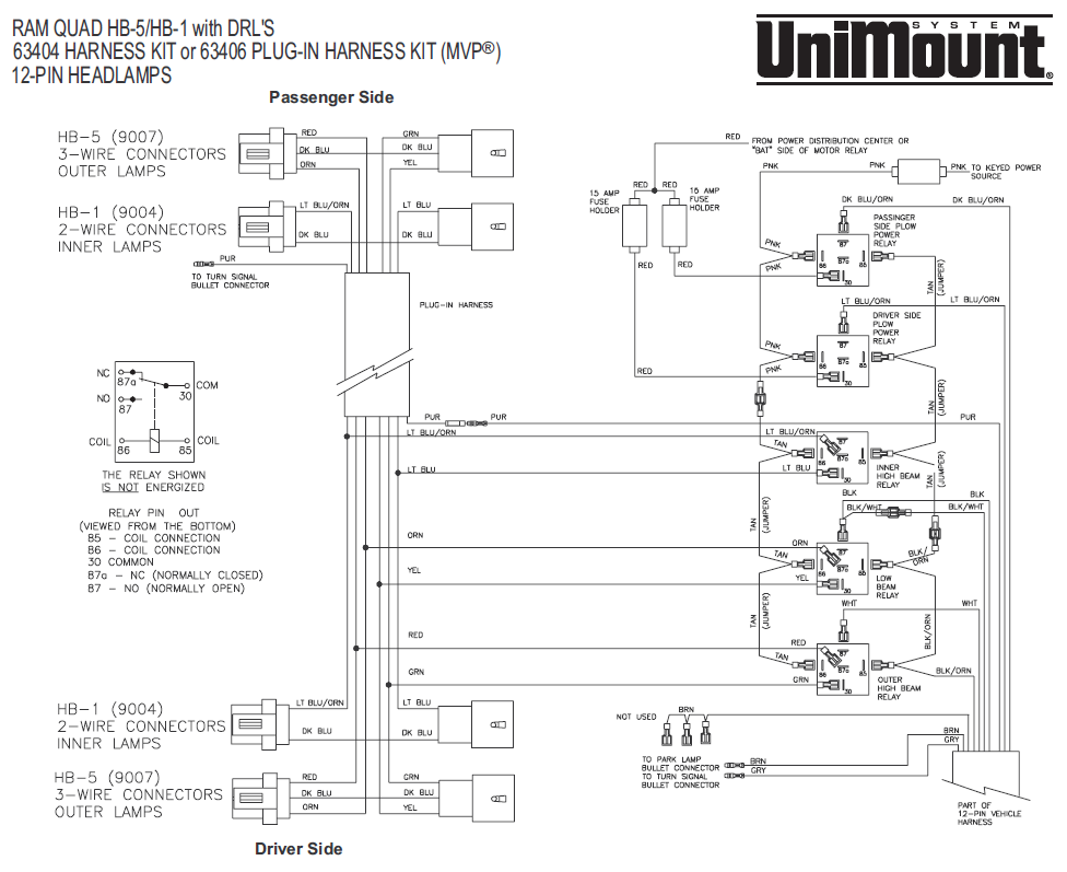 26027 Western Unimount Hb 1 5, Western Unimount Plow Wiring Diagram Ford
