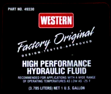 Western High Performance Hydraulic Fluid