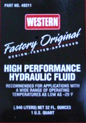 Western Factory Original Hydraulic Fluid