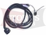 control harness with round black plug