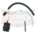 3 Pin Plow Side Repair End for 26359 Western Fisher Pump Plug Wiring Harness 3 Plug Ultramount Minute Mount