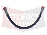 40569 16" Hose Western Prodigy Wide Out Factory Ultramount Hose Lift Cylinder Hose 1/4" X 16" W/FJIC 