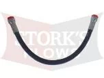 40569 16" Hose Western Prodigy Wide Out Factory Ultramount Hose Lift Cylinder Hose 1/4" X 16" W/FJIC 