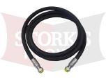 49468 Western Wide Out DS Wing Factory Ultramount Hose  3/8 x 78 w/F JIC Ends