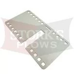 51240 Stainless Steel Long Grille Harness Mount Plate Plug Storage Bracket Western Fisher Blizzard SnowEx