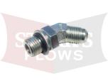 45 Elbow JIC 9/16"  O Ring Fitting Pump Cylinder Male Western Fisher Blizzard SnowEx Hiniker 