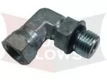 56723 90 Elbow 9/16" O Ring Male to 1/4 Pipe Female Fisher Western Fitting Boss HYD01620