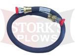 B60223 Blizzard ( 02'+ 8611 ) Hydraulic Hose 3/8" x 26" Plow Angle Hose 60223