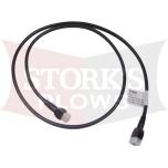 61845 Western 8695K Fisher 4' Straight Blade 6 Pin Controller Cord Extension White Plug 56462 9400 