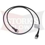 61845 Western 8695K Fisher 4' Straight Blade 6 Pin Controller Cord Extension White Plug 56462 9400 