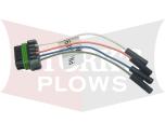 69893 SnowEx 10 Pin 4 Wires Connector Harness for Tailgate Spreaders Module Plug In