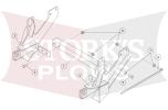 7180 2006-08 Dodge Ram 1500 Fisher Plow Mount