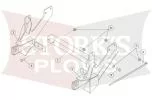 7180 2006-08 Dodge Ram 1500 Fisher Plow Mount