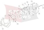 B30014 Blizzard plow mount for power hitch