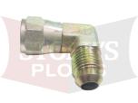B60006 Blizzard 9/16-18 90° Swivel Elbow Hydraulic Adapter Flared Hose Fitting 60006