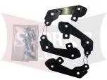77555 Height Adapter Plate Kit Drop Brackets Western Impact, Fisher Trailblazer, Snowex UTV