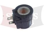 Aftermarket Solenoid Coil w/Spade Plow Hydraulic Pump 49230K Western 7639K Fisher 52294 Snowex Boss HYD01638