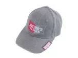 Grey Stork's Plows Baseball Cap Hat Velcro Western Logo 
