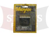 15429 Meyer E46 Bracket and Label Assembly Lift Only