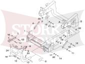 18112 Meyer EZ Classic Tube Plow Mount 1998-2005 Nissan King Cab 4x4