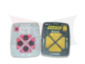 96440 fisher straight blade keypad label 9400