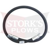 22884 Meyer Plow 1/4" x 33" Hose Female ORF Swivel O-Ring Fitting