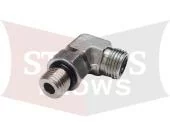 22866 Meyer 90 Degree 3/8 Inch SAE Faceseal O-Ring Style Fitting Elbow 