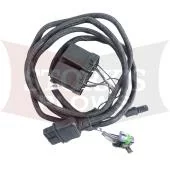 29861-4 11 Pin Light Harness with Disable Module Nissan Titan, GM 3 Port Truck Light Western Fisher Blizzard SnowEx