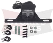 78197 Poly Spreader License Plate Light Kit Western Tornado Fisher Poly-Caster Blizzard Ice-Chaser