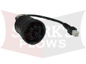 30036 Western Fisher John Deere UTV Plow Controller Harness Winch Plug Adapter