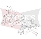 31700 20-26 GM K2500/K3500 Plow Mount Western Snowex Blizzard