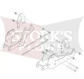 31700 20-26 GM K2500/K3500 Plow Mount Western Snowex Blizzard 