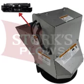 31943 Short Auger Spreader Chute Assembly Western/Fisher/Snowex Salter