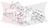 35300 Tractor Mount 15+ John Deere 1023E 1025R Series Western Impact Fisher Trailblazer SnowEx V-Plow