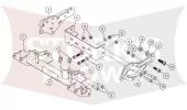 35300 Tractor Mount 15+ John Deere 1023E 1025R Series Western Impact Fisher Trailblazer SnowEx V-Plow