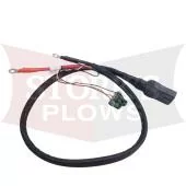 48808 Salt Spreader Fleet Flex Power + Ground 4 Pin Cable Blizzard Ice Chaser, Western Tornado, Fisher Poly-Caster