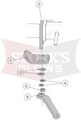 48852-1 Receiver Clamp Kit For Western/Fisher 500/2500 Spreader Tailgate
