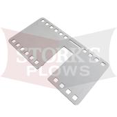 51250 Stainless Steel LED Light Plug Grille Harness Mount Plate Storage Bracket Western Fisher SnowEx