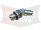 45 Elbow JIC 9/16" O Ring Fitting Pump Cylinder Male Western Fisher Blizzard SnowEx Hiniker