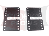 61544 / 8290 Set Long Grille Harness Mount Plate Plug Storage Bracket Western Fisher Blizzard SnowEx