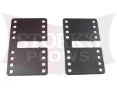 61544 / 8290 Set Long Grille Harness Mount Plate Plug Storage Bracket Western Fisher Blizzard SnowEx