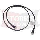 61845 Western 8695K Fisher 4' Straight Blade 6 Pin Controller Cord Extension White Plug 56462 9400 