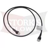 61845 Western 8695K Fisher 4' Straight Blade 6 Pin Controller Cord Extension White Plug 56462 9400 