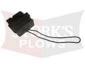 62001 Blizzard Plow Side Plug Cover Weather Cap Power Hitch 1 Piece Plug Curtis Airflo Snowman