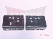 62482 / 62483 Double Frame Plate Chevy GMC Truck 88-2000 4x4 Western Unimount 62330 1585