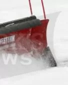 67876 New Red Left Side Western Pro Plus Snow Straight Blade Plow Steel Wing