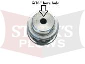 P2100 12 Tooth 5/16" Pulley Drive Gear Western / Fisher 500/1000/2000 Blizzard LP-8 Spreader Tailgate 93102